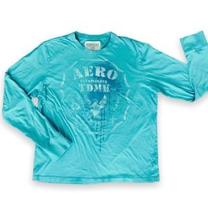 Aeropostale | Mens Long Sleeve Graphic T-Shirt | size L
